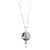 Necklace K. Hokusai - The Great Wave, 4,5 / 4,5 / 8 cm, Fine Bone China, Goebel