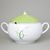 Soup tureen 2,7 l, Thun 1794 Carlsbad porcelain, OPAL grass