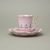 Cup 130 ml and saucer 15 cm, Lenka 247p, Rose China Chodov