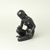 Lady With A Bird 18,5 x 12 x 12 cm, Black, Porcelain Figures Duchcov
