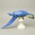 Papoušek 39 x 21 cm, Luxor, Porcelánové figurky Duchcov (2.j.)