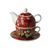 Tea set for One 3 pcs. 0,35 l, Fine Bone China, Cats Goebel R. Wachtmeister