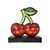 Figurine Cherries 30 / 15 / 33 cm, porcelain, R. Britto, Goebel