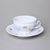 Šálek a podšálek čajový 205 ml / 16 cm, Thun 1794, karlovarský porcelán, BERNARDOTTE házenka