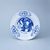 Annual plate 1999 18 cm, relief, Original Blue Onion Pattern