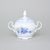 Sugar bowl 0,3 l, Thun 1794 Carlsbad porcelain, BERNADOTTE Forget-me-not-flower