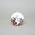 Christmas Tree Decoration Ball "Czech Winter 1918", 7,5 cm, Decor n. 5, Hand-decorated