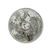 Brooch Almond Tree Silver 5 / 5 / 1 cm, porcelain, V. van Gogh, Goebel