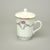 Mug Devon with lid 270 ml - pearl + gold + rose decor, Thun 1794 karlovarský porcelán