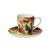 Šálek a podšálek Macchia e amici, 100 ml / 12 cm, jemný kostní porcelán, R. Wachtmeister, Kočky Goebel …