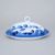 Butter dish oval Cairo 250 g, Thun 1794 Carlsbad porcelain, BLUE CHERRY