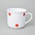 Mug Warmer 0,65 l, red dots, Český porcelán a.s.