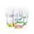 Club 300 ml Rainbow - colour set, whisky / juice / water glass, 6 pcs., Crystalex