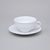 Verona white: Cup low tea 190 ml + saucer 150 mm, G. Benedikt 1882, bottom sign