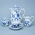 Coffee set for 6 pers., Original Blue Onion Pattern