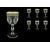 Astra Gold: Wine glass 230 ml 6 pcs. set, Crystal, Antique Golden Black decor