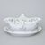 Sauceboat oval with stand 550 ml, Green Onion Pattern, Cesky porcelan a.s.