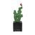 Figurka Kaktus v Texasu 7,5 / 7 / 22 cm, porcelán, J. Rizzi, Goebel