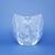 Crystal Hand Cut Vase ORBIT- Thistle decor, 240 mm, Crystalite BOHEMIA