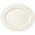 Platter oval 33 x 26,5 cm, Saphir Diamant uni 3, Tettau Porcelain