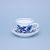 Cup and saucer A/2 + B, 170 ml / 14 cm, Original Blue Onion Pattern