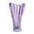 Křišťálová váza Plantica, fialová - ametyst, 32 cm, Aurum Crystal