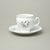 Šálek 220 ml + podšálek 15,5 cm, Thun 1794, karlovarský porcelán, BERNADOTTE motýli