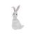 Mini Easter Bunnies "Snow White" 6-7 cm, porcelain, Goebel