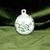 Christmas decoration - Ball 7 cm, Green Onion Pattern, Cesky porcelan a.s.