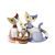 Figurine R. Wachtmeister - Cats Il giorno del bagno, 13,5 / 7 / 10 cm, Porcelain, Cats Goebel