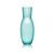 Křišťálová karafa / váza 1350 ml, Aquamarin - Tethys, Sklárna Květná 1794