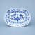 Flat oval dish 28 cm, Original Blue Onion Pattern