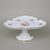 Platter triangular 27 cm footed, Thun 1794 Carlsbad Porcelain, BERNADOTTE Meissen Rose