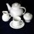 Tea set for 6 pers., Thun 1794 Carlsbad porcelain, Catrin white