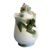 Amphibia frog sugar jar w. cover h=13 cm, FRANZ porcelain
