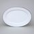 Dish oval flat 32 cm, NINA black line, Thun 1794 karlovarský porcelán