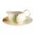 Gravy boat with saucer 0,55 l, Achat Diamant 3984 Potpourri, Tettau Porcelain