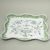 Platter (tray) large decorative 45 x 37 cm, Original Green Onion pattern