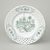 Wall plate perforated / Praha 24 cm, Original Green Onion pattern