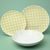 Plate set for 4 pers., yellow, G. Benedikt 1882