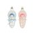 Christmas Glass Baby Ornament, 9 cm, Czech Ornaments MIJA