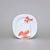 Saucer Leon Poppy Flower 15,5 cm, Thun 1794, Carlsbad Porcelain