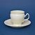 Coffee cup and saucer 220 ml / 16 cm, Thun 1794 Carlsbad porcelain, BERNADOTTE ivory