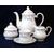 Coffee set for 6 persons, Thun 1794 Carlsbad porcelain, ROSE 80219