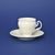 Coffee cup and saucer 150 ml / 14 cm, Thun 1794 Carlsbad porcelain, BERNADOTTE ivory