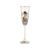 Champagne glass 100 ml Lady with fan, glass, G. Klimt, Goebel