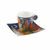 Cup 0,1 l plus saucer 6,5 cm City Night, porcelain, James Rizzi, Goebel Artis Orbis