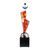Figurka Tmavě červená 13 / 13 / 70 cm, porcelán, W. Kandinsky, Goebel