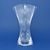 Crystal Hand Cut Vase ORBIT- Thistle decor, 300 mm, Crystalite BOHEMIA