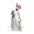 The Girl With A Teddy Bear - Am I Elegant?, 19 x 9 x 6 cm, NAO Porcelain Figures